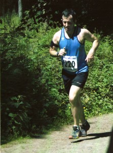 Mark finishing the Wyre Forest Half