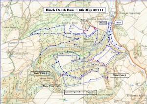 Black Death Course Map 10 Route 2011 amended