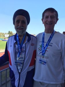 Barrie with Dalbir Singh Deol at EMAC at Jesolo